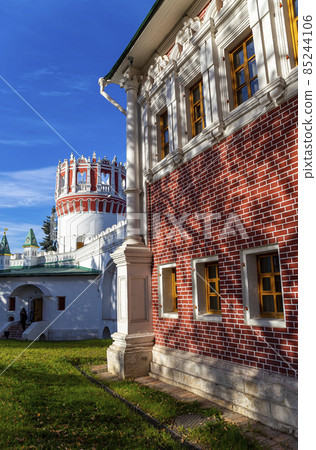Novodevichy convent (Bogoroditse-Smolensky monastery) on a sunny autumn day. Moscow, Russia. UNESCO world heritage site 85244106