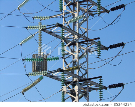 electric pylon in the center of Moscow (Russia) electric pylon in the center of Moscow (Russia) 85244254