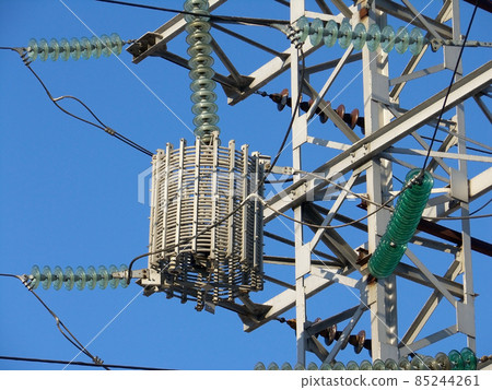 electric pylon in the center of Moscow (Russia) electric pylon in the center of Moscow (Russia) 85244261