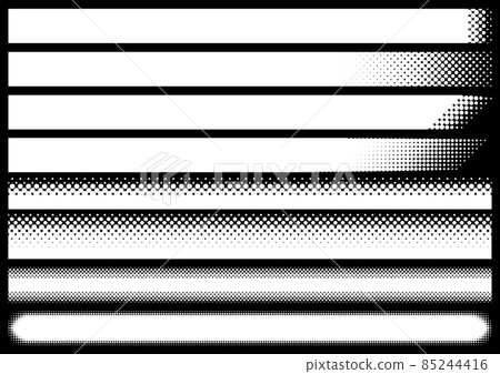 帶有白點漸變的水平框架集 85244416