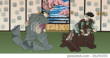 Ukiyo-e Japanese-style room 2 & Tadaomizo 85245354