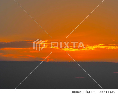 Evening view of Motona Cape, Kyonan Town in December 85245480