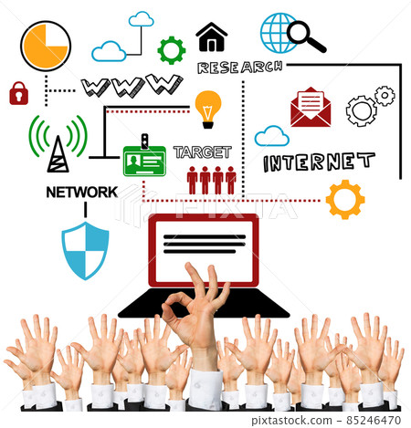 Business and teamwork concept Business and teamwork concept 85246470