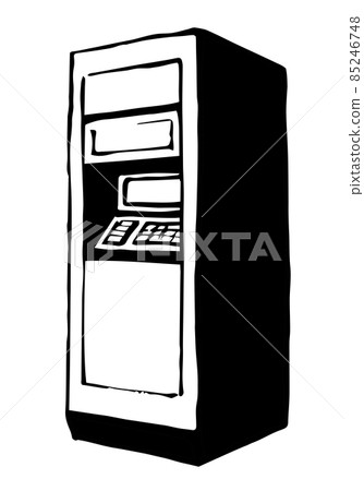 ATM device icon. Vector drawing 85246748