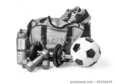 Sports bag with sports equipment 85248244