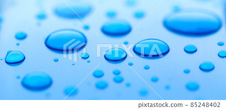 Large and small water droplets Large and small water droplets 85248402