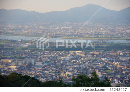 從德島縣美山看會泉町幸德線四國三郎橋 85248427