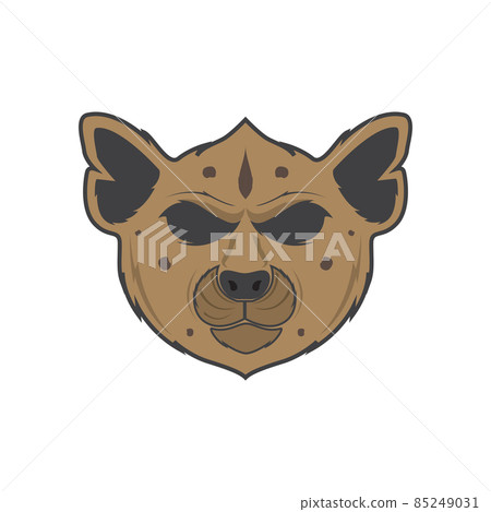 face animal Hyenas scare logo design vector graphic symbol icon sign illustration creative idea 85249031