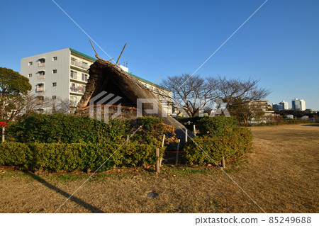 Winter Otoshiyama Archaeological Park Restored the remains of a pit-house in the Jomon period Winter Otoshiyama Archaeological Park Restored the remains of a pit-house in the Jomon period 85249688