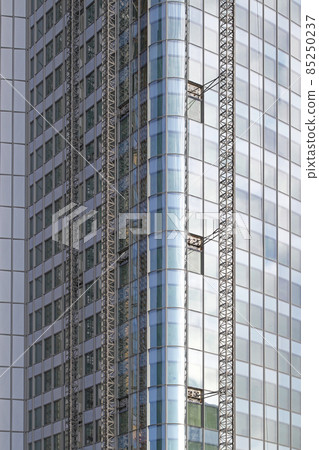 Glass skyscraper construction 85250237