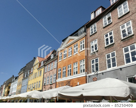 Denmark Copenhagen Nyhavn diagonal strike Denmark Copenhagen Nyhavn diagonal strike 85250409