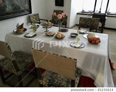 哈姆雷特舞台丹麥 Kronborg 城堡中世紀餐桌 85250814