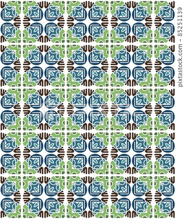 An Illustration of a seamless tile pattern used... - Stock Illustration ...