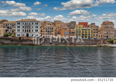 Kerkyra cityscape. Corfu island, Greece. Kerkyra cityscape. Corfu island, Greece. 85251716