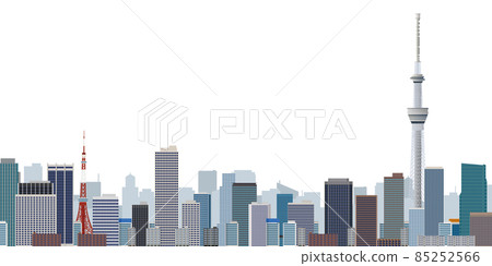 Skyscraper big city background material 85252566