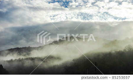 Misty morning in the mountains Misty morning in the mountains 85253037