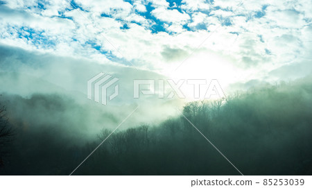Misty morning in the mountains Misty morning in the mountains 85253039