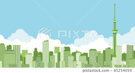 摩天大樓大城市背景素材 摩天大樓大城市背景素材 85254059