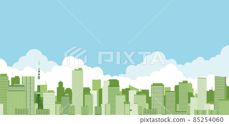 摩天大樓大城市背景素材 85254060