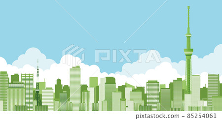 摩天大樓大城市背景素材 摩天大樓大城市背景素材 85254061