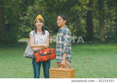date, couple, picnic 85254503