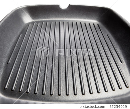stripped surface of steak frying pan 85254929