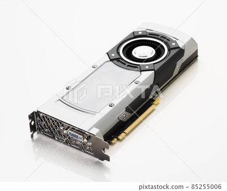 professional gaming graphic card, white background professional gaming graphic card, white background 85255006