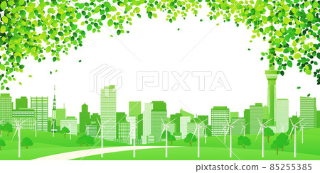 摩天大樓大城市背景素材 85255385