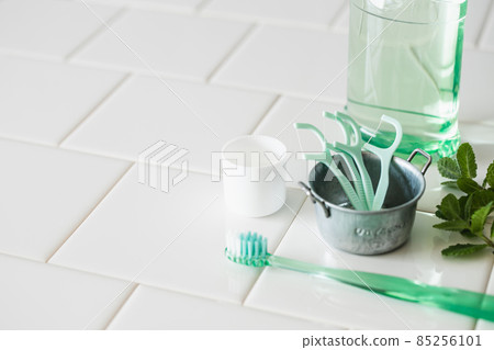 Toothbrush Dental Floss Ito Yoji Dental Care Image Material 85256101