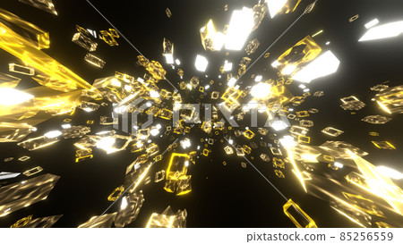 Cube VJ Glitter Transparent Yellow [There is another Ver] 85256559