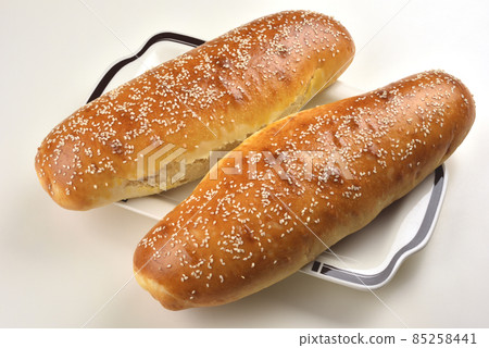 Freshly baked sesame bread 85258441