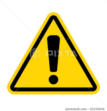 General caution mark Safety symbol 85259048