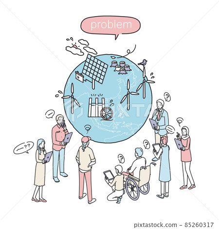 People who think about the problem of renewable energy Diversity 85260317