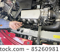 Auto mechanic Oil change Check oil gauge 85260981
