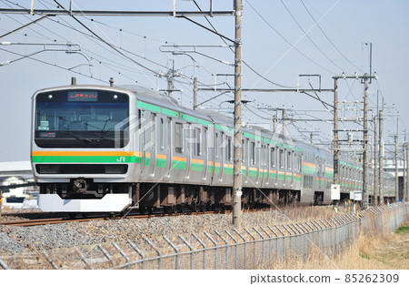 東北本線栗橋東和宮JR東E231系列1000系列K-18列車（Kouzu） 85262309