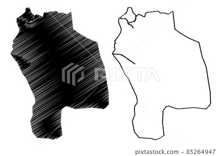 Barcelona City (Bolivarian Republic of Venezuela, Anzoategui State) map vector illustration, scribble sketch City of Barcelona map Barcelona City (Bolivarian Republic of Venezuela, Anzoategui State) map vector illustration, scribble sketch City of Barcelona map 85264947