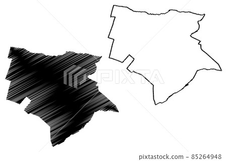 Trujillo City (Republic of Peru, Department of La Libertad) map vector illustration, scribble sketch City of Trujillo map Trujillo City (Republic of Peru, Department of La Libertad) map vector illustration, scribble sketch City of Trujillo map 85264948