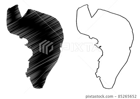 Bujumbura City (Republic of Burundi, Bujumbura Mairie Province) map vector illustration, scribble sketch City of Usumbura map Bujumbura City (Republic of Burundi, Bujumbura Mairie Province) map vector illustration, scribble sketch City of Usumbura map 85265652