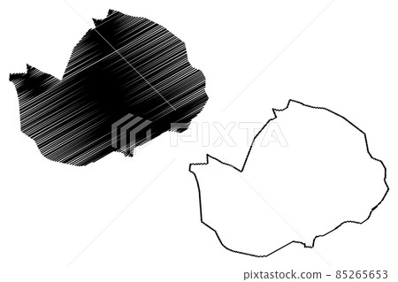 Bobo-Dioulasso City (Republic of Burkina Faso, Hauts-Bassins Region) map vector illustration, scribble sketch City of Bobo Dioulasso map Bobo-Dioulasso City (Republic of Burkina Faso, Hauts-Bassins Region) map vector illustration, scribble sketch City of Bobo Dioulasso map 85265653