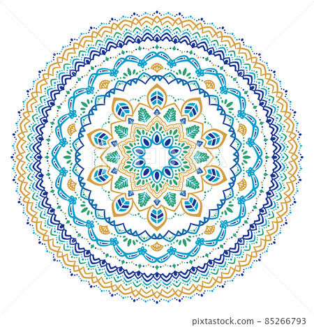 Mandala art (exotic blue) 85266793
