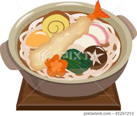 帶底板的鍋燒烏冬面 帶底板的鍋燒烏冬面 85267253