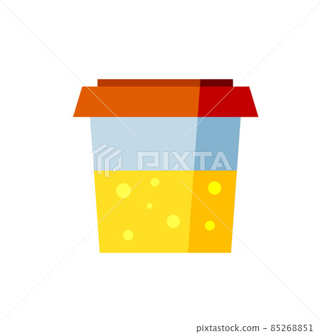Urine test in plastic jar. Medical Urine analysis in container. Urine test in plastic jar. Medical Urine analysis in container. 85268851