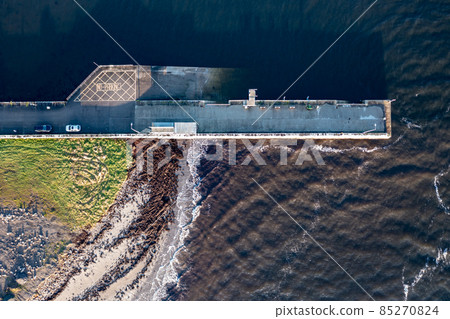 The pier in Mountcharles in County Donegal - Ireland. The pier in Mountcharles in County Donegal - Ireland. 85270824
