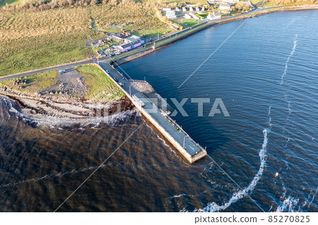 The pier in Mountcharles in County Donegal - Ireland. The pier in Mountcharles in County Donegal - Ireland. 85270825