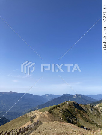 Mountain landscape. Sky and spaciousness. Mobile photography 85271163