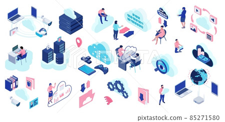 Cloud Technology Color Set Cloud Technology Color Set 85271580