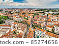 Aerial view of Turin city. Italy 85274656