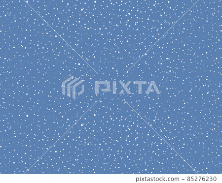Snow fall. Vector drawing pattern - Stock Illustration [85276230] - PIXTA