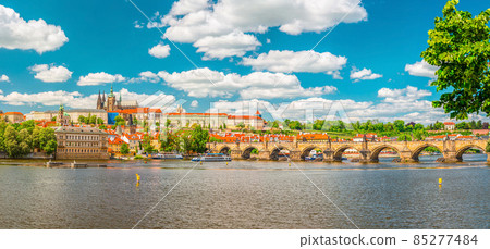 Panorama of Prague city historical centre Panorama of Prague city historical centre 85277484