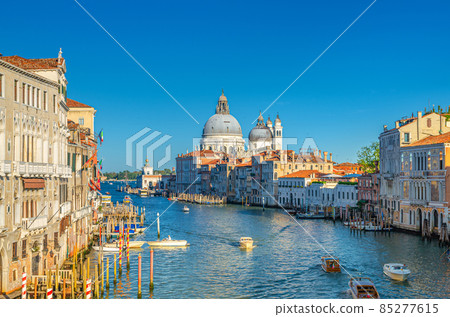 Venice cityscape with Grand Canal waterway Venice cityscape with Grand Canal waterway 85277615